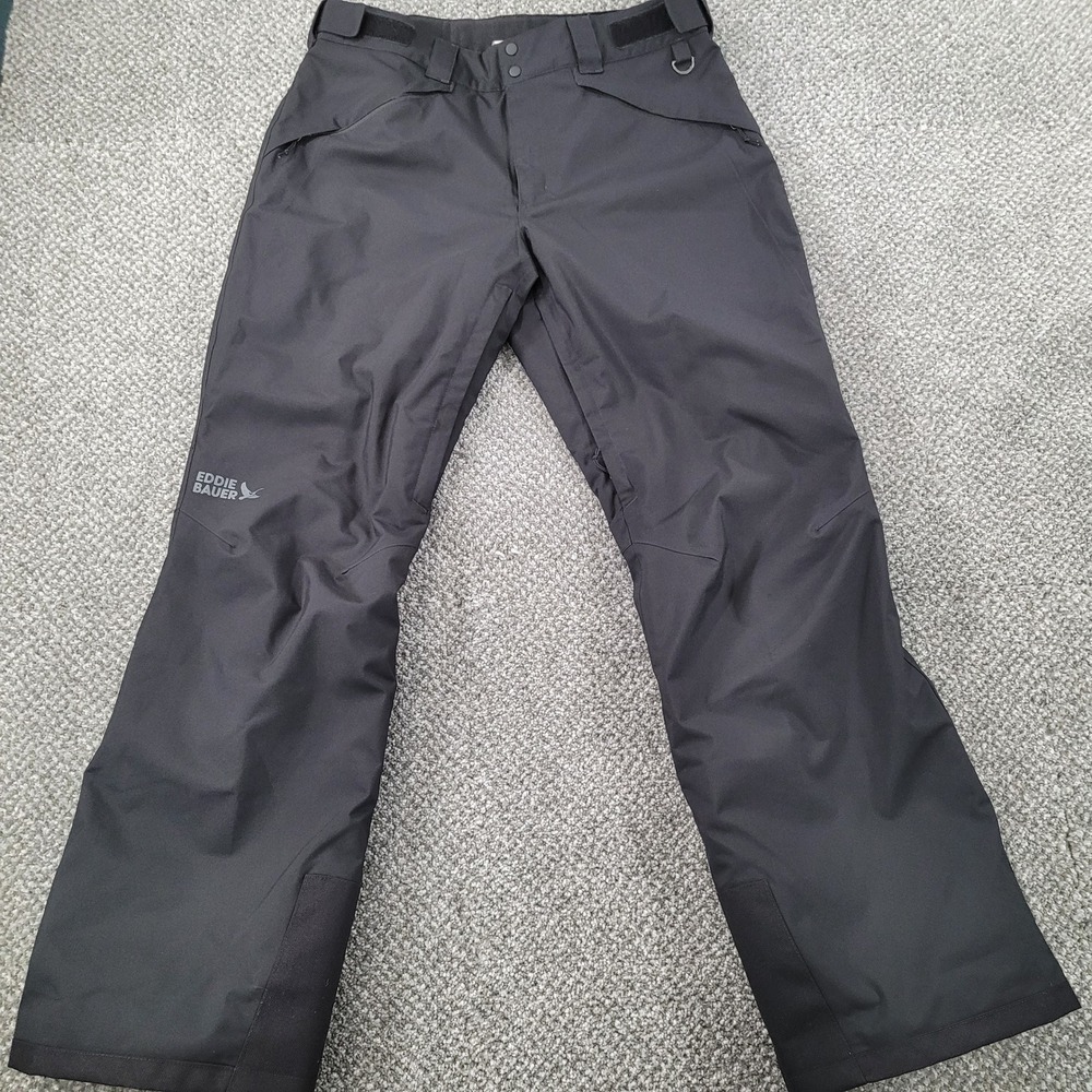 Eddie Bauer WeatherEdge Pro Snow Pants Womens Medium Black Insulated Ski Slopes - Picture 15 of 15